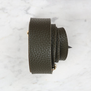 Knitme Sürgü Tokalı Çanta Askısı 130x3 cm Haki BA-0004