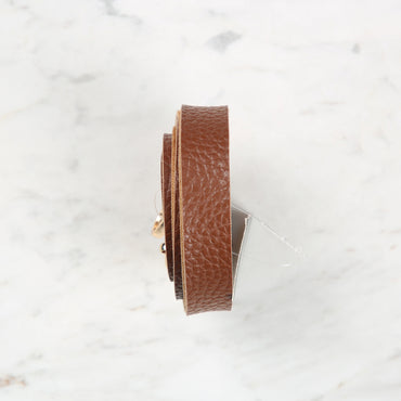 Knitme Sürgü Tokalı Çanta Askısı 135x1,5 cm Taba BA-0001