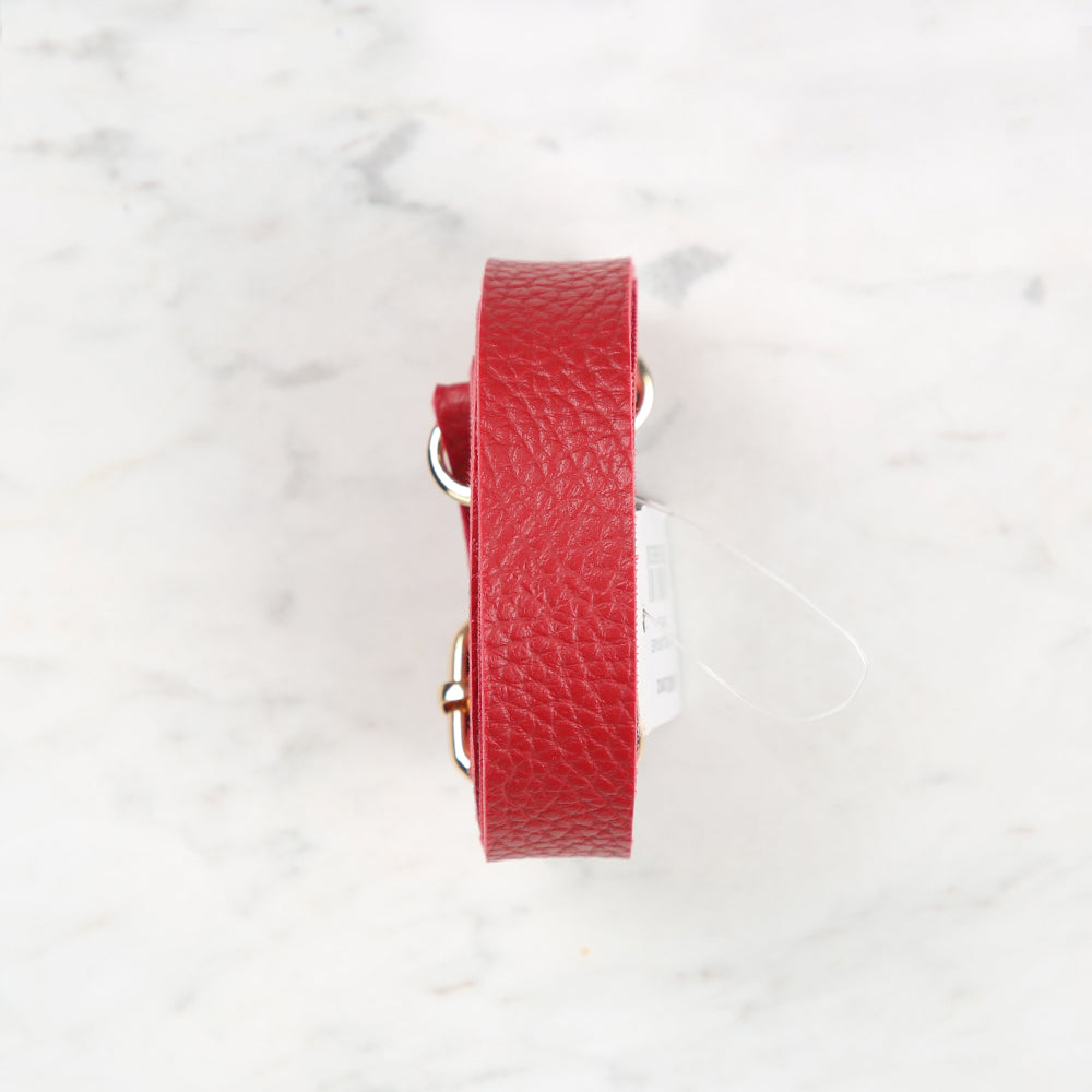 Knitme Sürgü Tokalı Çanta Askısı 135x2cm Kırmızı BA-0002