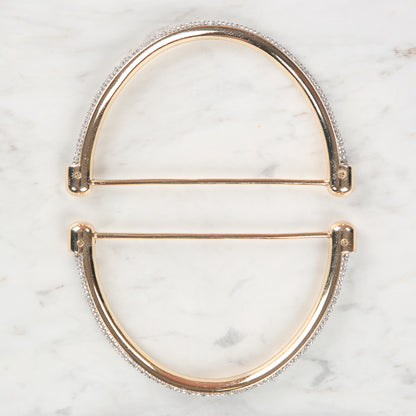 Akçaylar Taşlı Metal D Model Çanta Sapı Altın-Gümüş