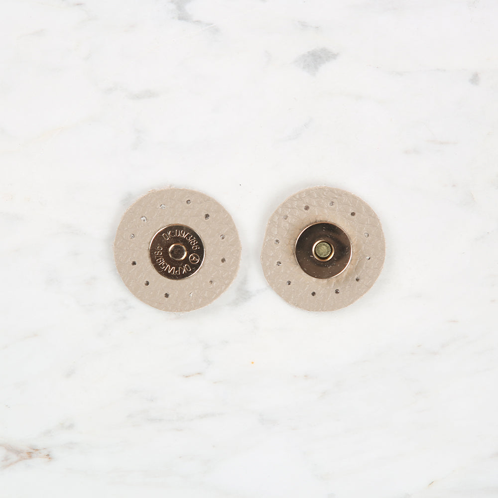 Knitme Yuvarlak Mıknatıs 4x4 cm Bej BA-0059