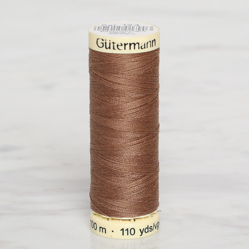 Gütermann KAHVERENGİ 100 METRE DİKİŞ İPLİĞİ - 124
