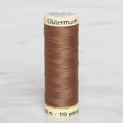 Gütermann KAHVERENGİ 100 METRE DİKİŞ İPLİĞİ - 124