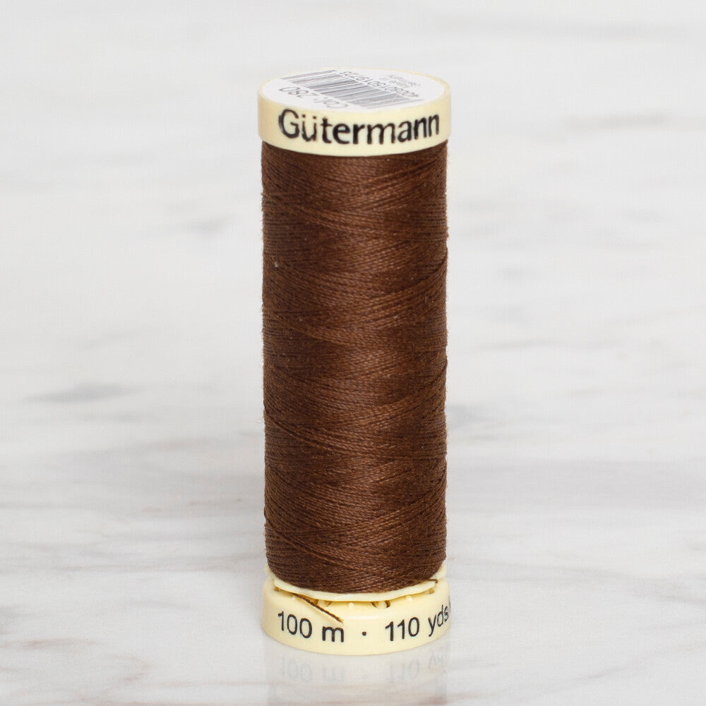 Gütermann KOYU KAHVE 100 METRE DİKİŞ İPLİĞİ - 280