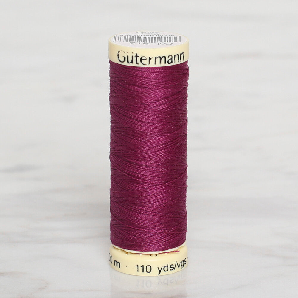 Gütermann MÜRDÜM 100 METRE DİKİŞ İPLİĞİ - 912