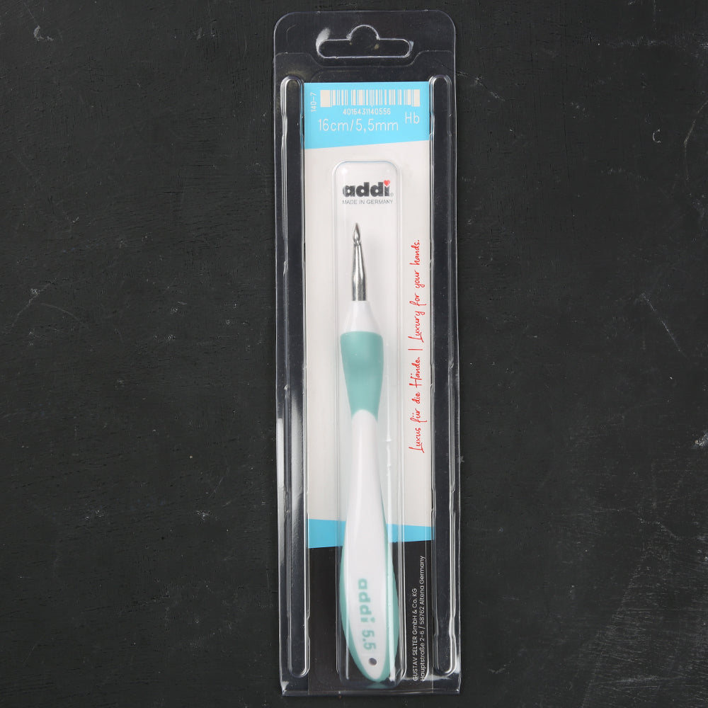 Addi Swing 5,5 Mm 16 Cm Açık Mavi Ergonomik Yün Tığ - 140-7