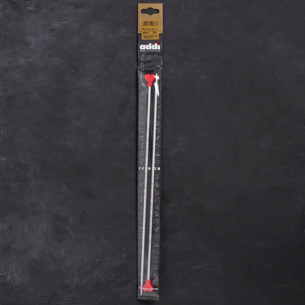 Addi Kalpli 3,75mm 35cm Klasik Alüminyum Örgü Şişi - 200-7