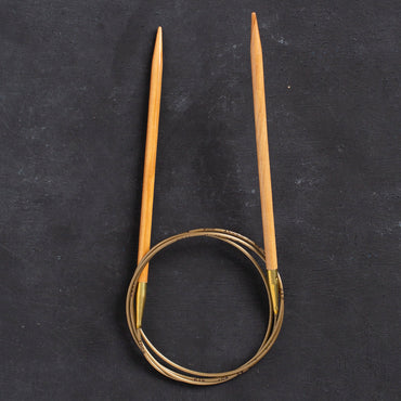 Addi Olive Wood 5 mm 100 cm Zeytin Ağacı Misinalı Örgü Şişi - 575-7