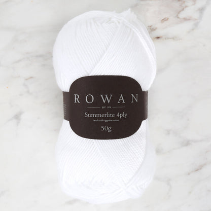 Rowan Summerlite 4Ply 50gr Beyaz El Örgü İpi - 00417