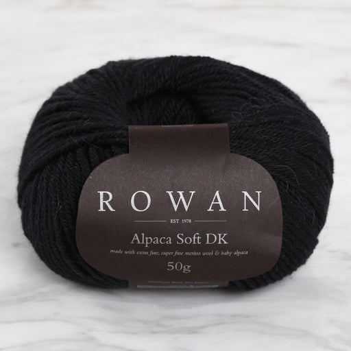 Rowan Alpaca Soft DK 50gr Siyah El Örgü İpi - 00216