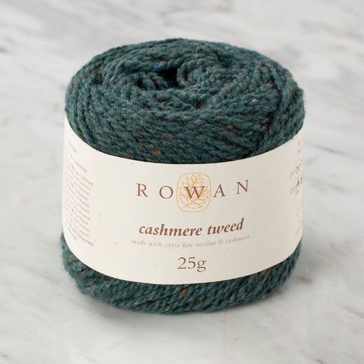 Rowan Cashmere Tweed 25gr Koyu Yeşil El Örgü İpi - 00013