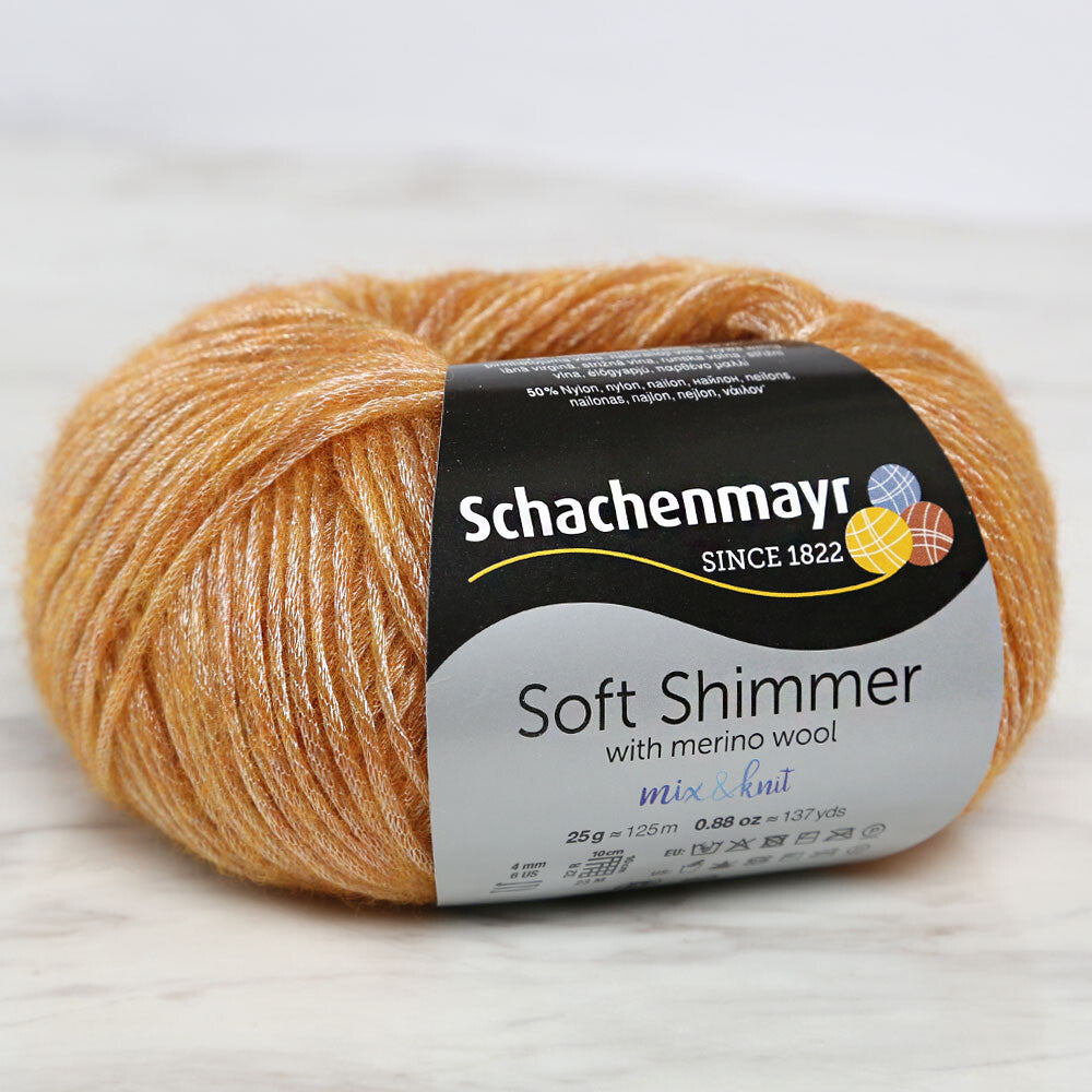 SMC Soft Shimmer Altın Sarısı 25 gr El Örgü İpi - 00025