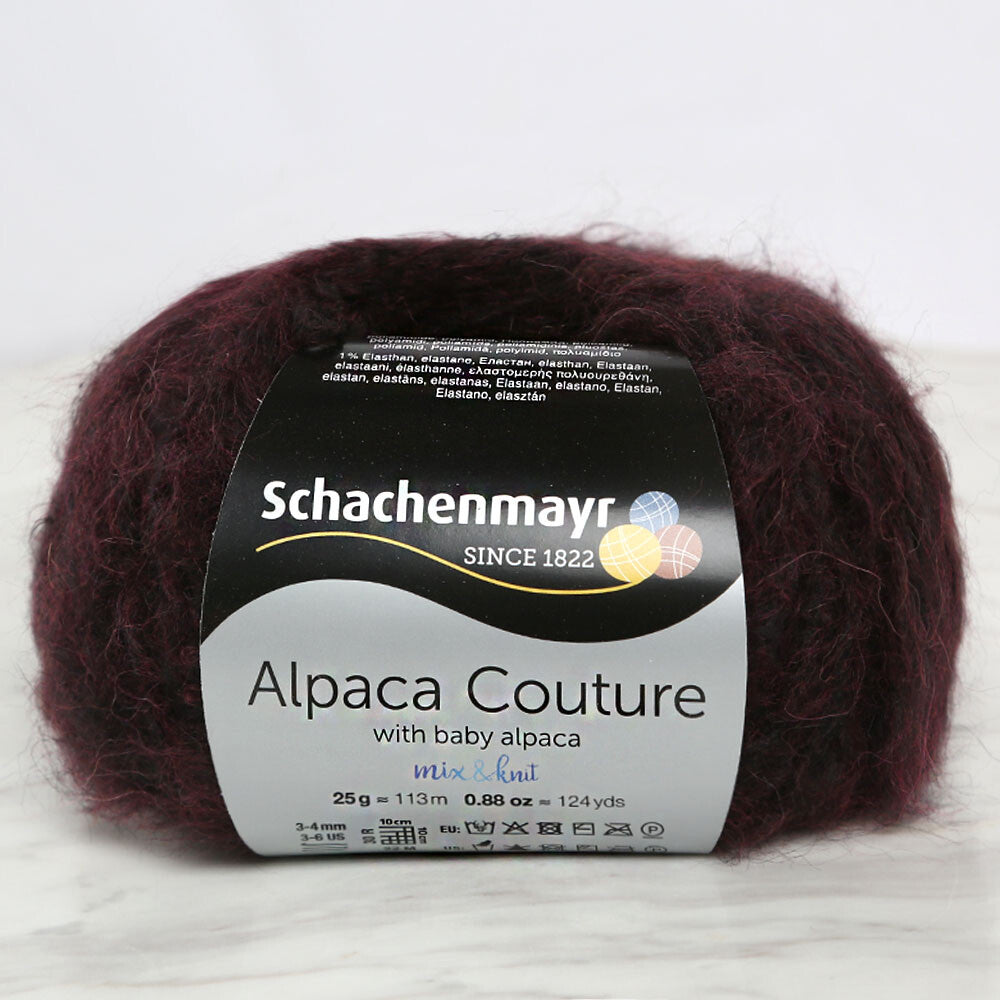 SMC Alpaca Couture Bordo 25 gr El Örgü İpi - 00032