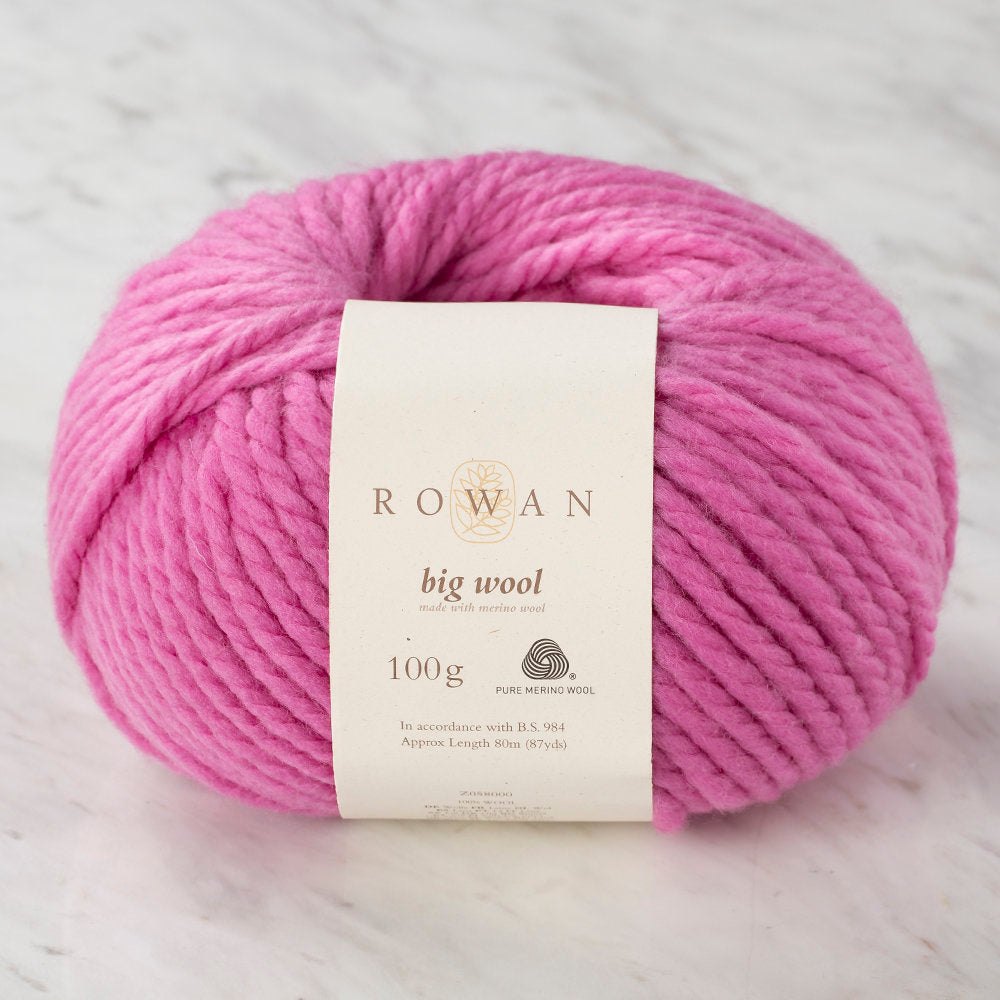 Rowan Big Wool Pembe El Örgü İpi - 00084