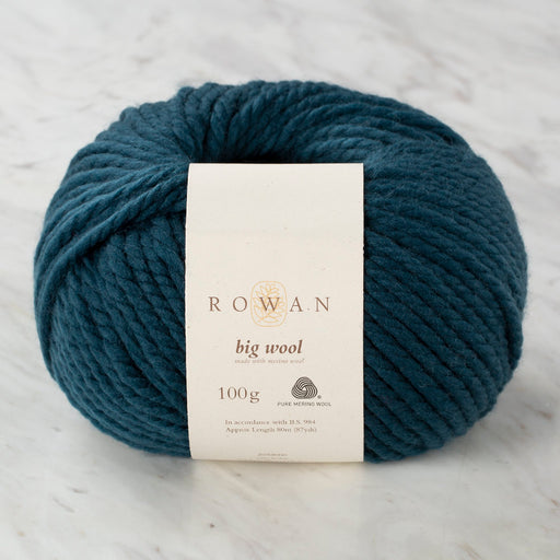 Rowan Big Wool Petrol Yeşili El Örgü İpi - 00087