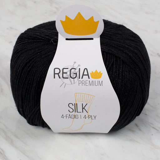 SMC Regia Premium Silk 4-ply Siyah El Örgü İpi - 9801632 - 00099