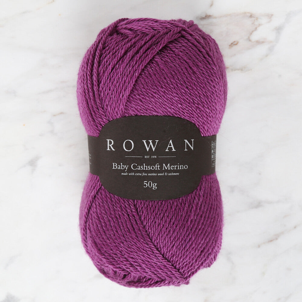 Rowan Baby Cashsoft Merino 50gr Mor El Örgü İpi - 00113