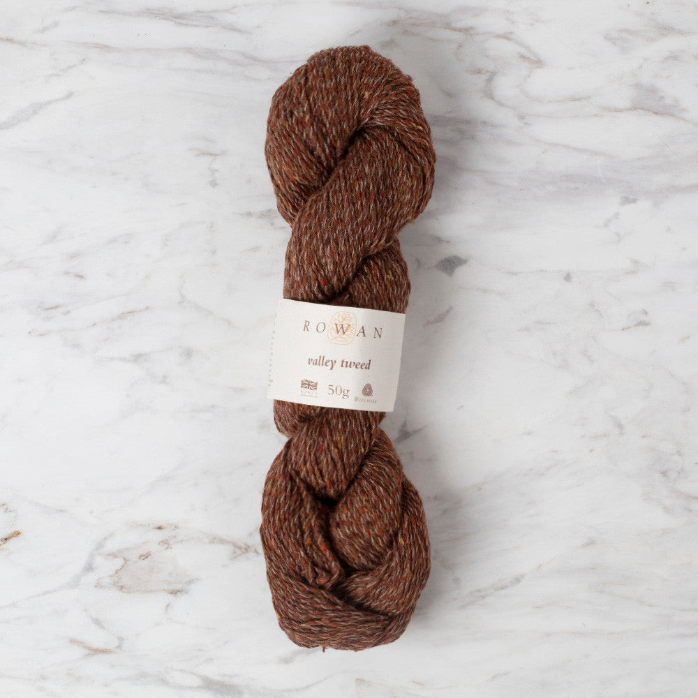 Rowan Valley Tweed 50gr Kahverengi El Örgü İpi - 117
