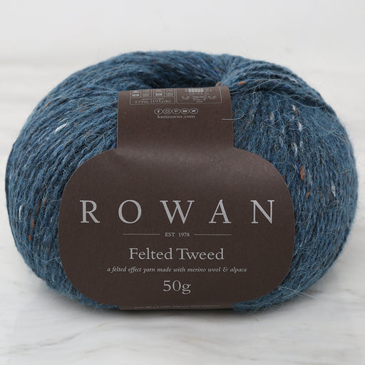 Rowan Felted Tweed 50gr Petrol Mavisi El Örgü İpi - 207