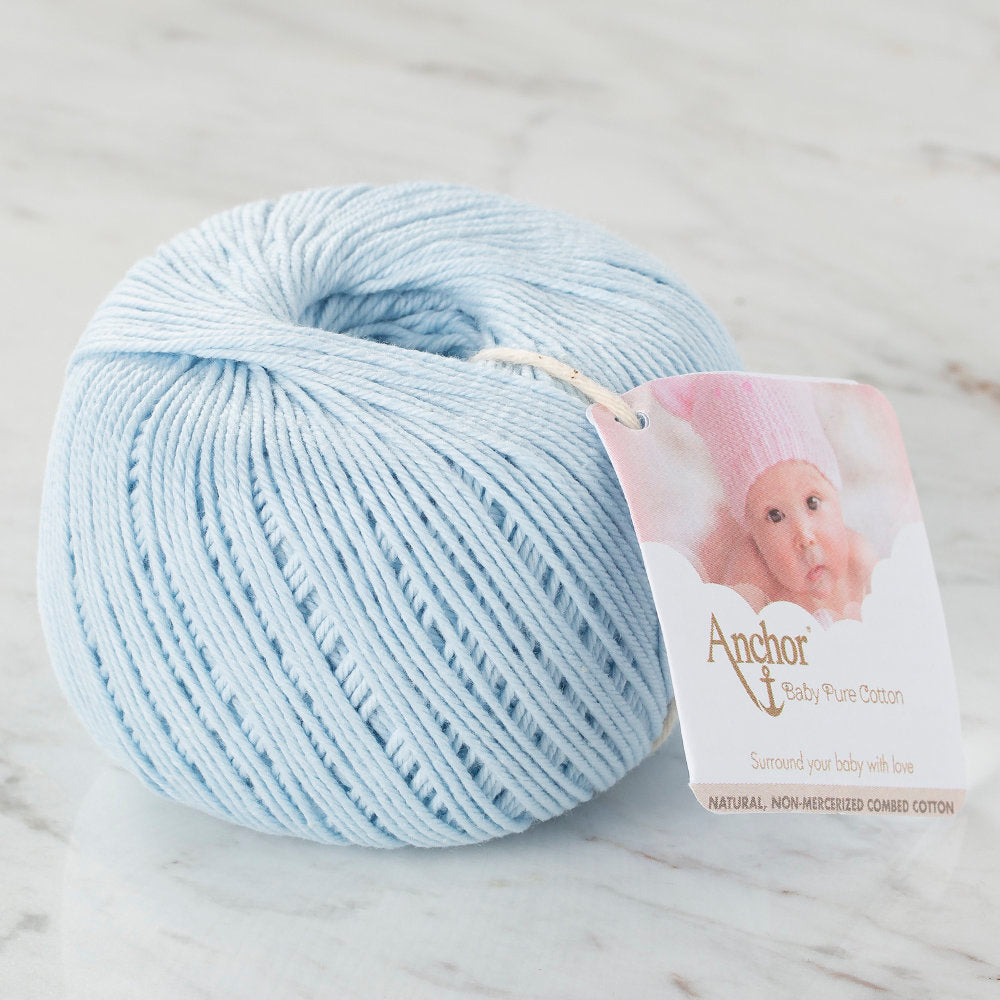 Anchor Baby Pure Cotton 4ply 50g Bebe Mavi El Örgü İpi - 4804000 - 00128