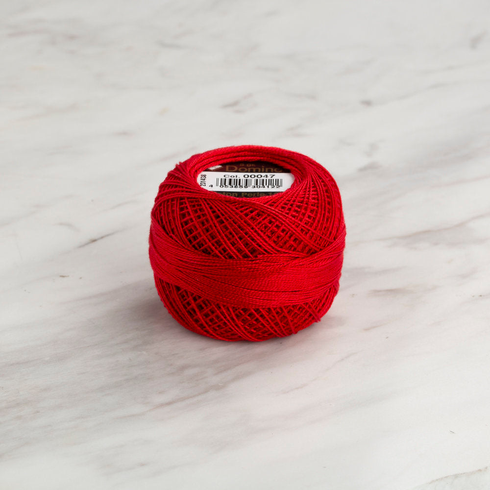 Domino Koton Perle 5gr Kırmızı No:12 Nakış İpliği - 4590012-00047