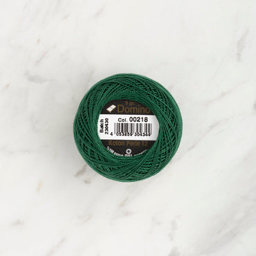 Domino Koton Perle 5gr Koyu Yeşil No:12 Nakış İpliği - 4590012-00218