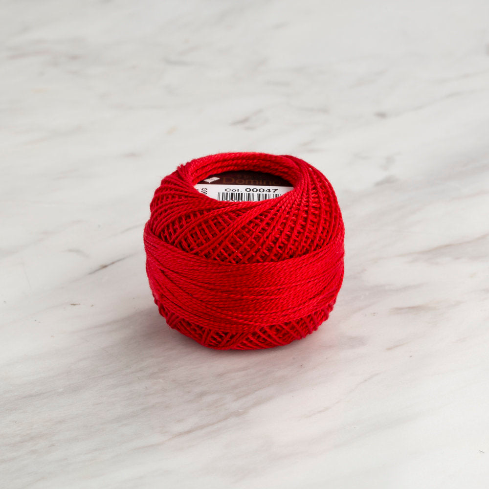 Domino Koton Perle 8gr Kırmızı No:8 Nakış İpliği - 4598008-00047