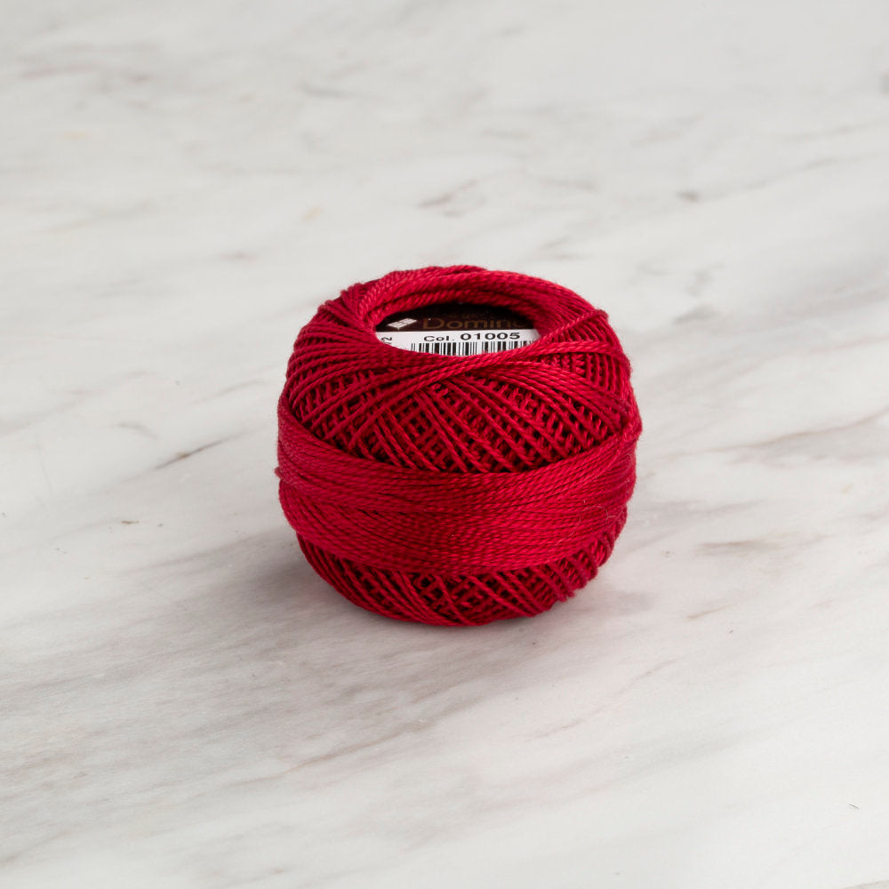 Domino Koton Perle 8gr Kırmızı No:8 Nakış İpliği - 4598008-01005