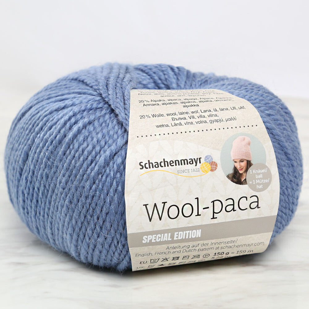 SMC Wool­-paca Mavi 150 gr El Örgü İpi - 00052