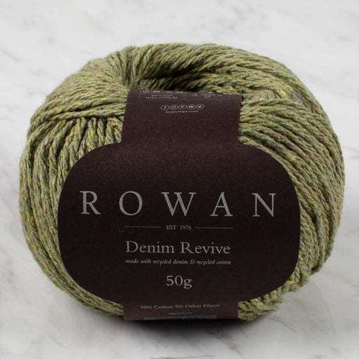 Rowan Denim Revive 50gr Yeşil El örgü İpi - 00219