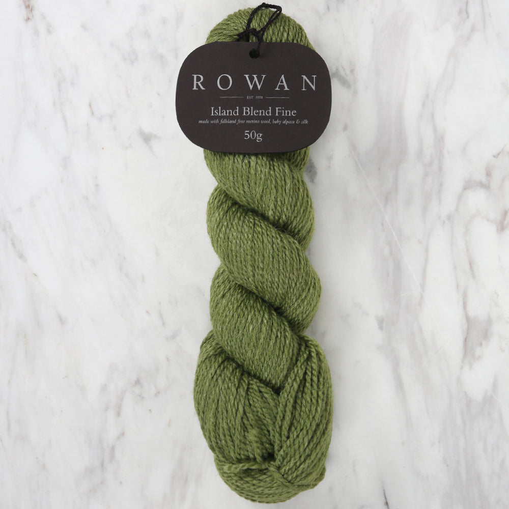Rowan Island Blend Fine Yeşil El Örgü İpi - 104