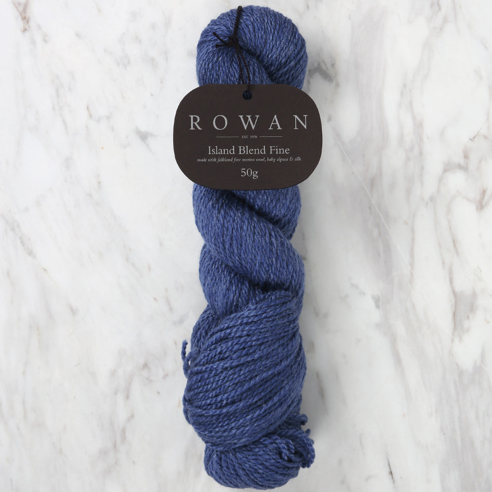 Rowan Island Blend Fine Mavi El Örgü İpi - 105