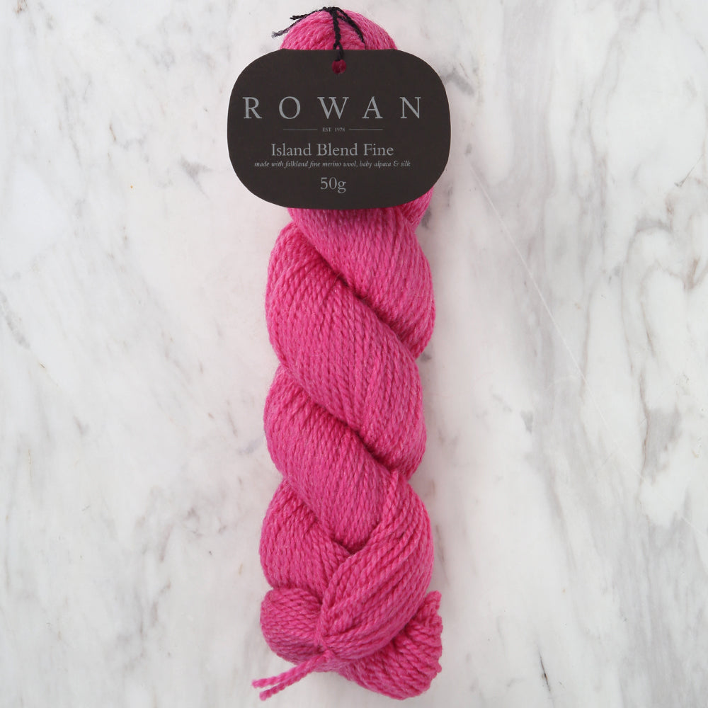 Rowan Island Blend Fine Fuşya El Örgü İpi - 107