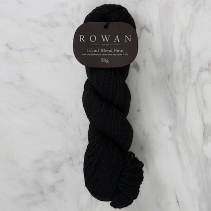 Rowan Island Blend Fine Siyah El Örgü İpi - 111