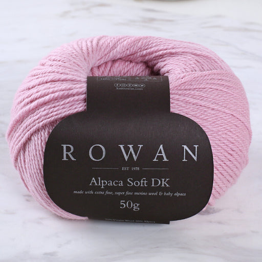 Rowan Alpaca Soft DK 50gr Pembe El Örgü İpi - 00225