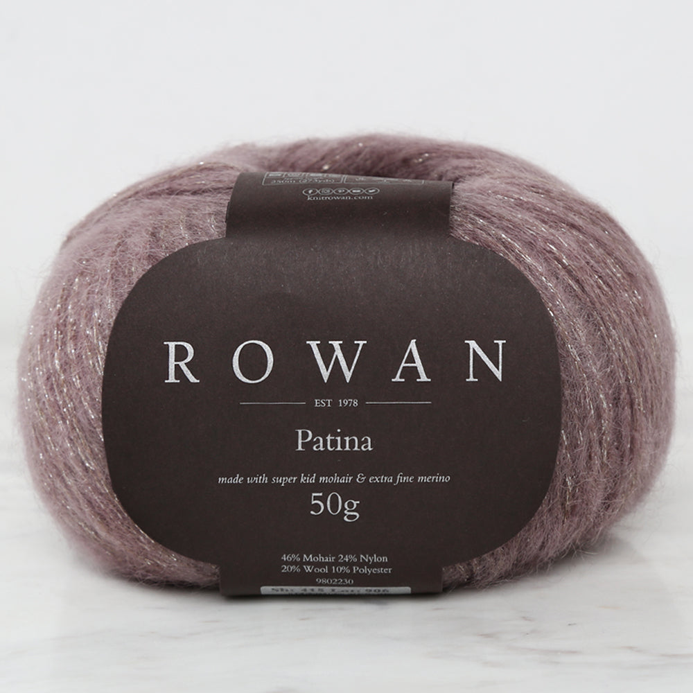 Rowan Patina Simli Vizon El Örgü ipi - 415