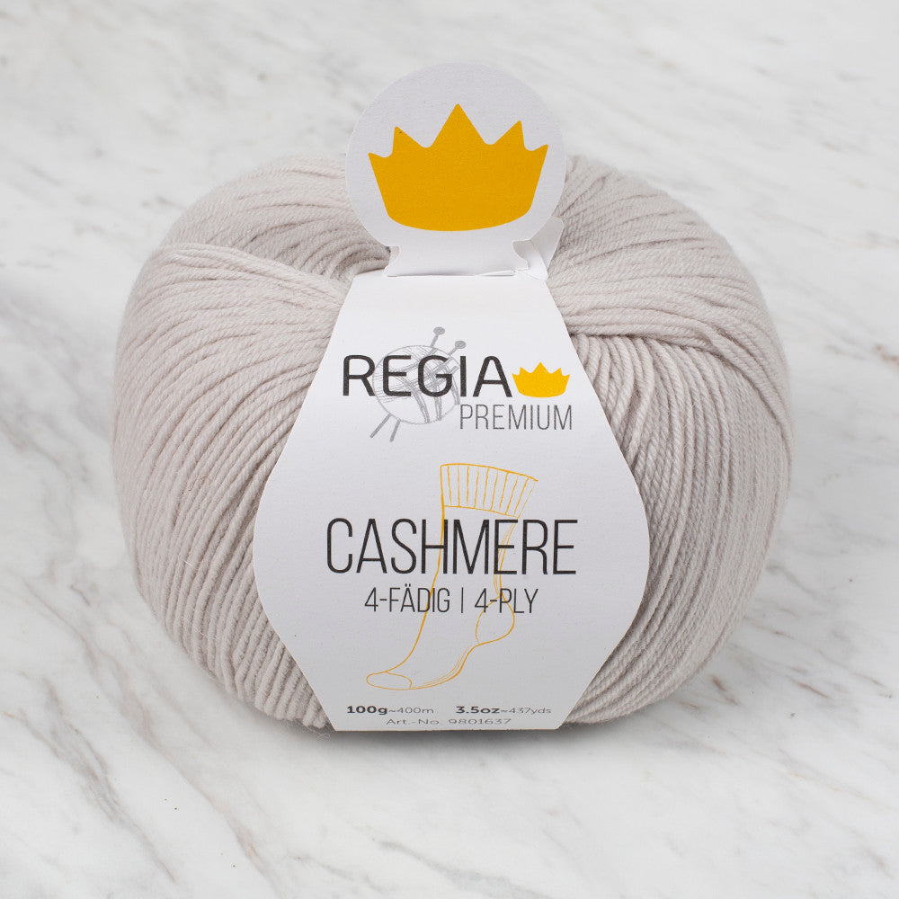 SMC Regia Premium Cashmere Açık Gri El Örgü İpi - 9801637 - 00020