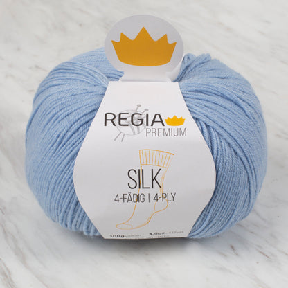 SMC Regia Premium Silk 4-ply Açık Mavi El Örgü İpi - 9801632 - 00052