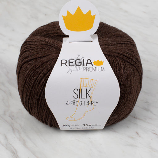 SMC Regia Premium Silk 4-ply Koyu Kahve El Örgü İpi - 9801632 - 00089
