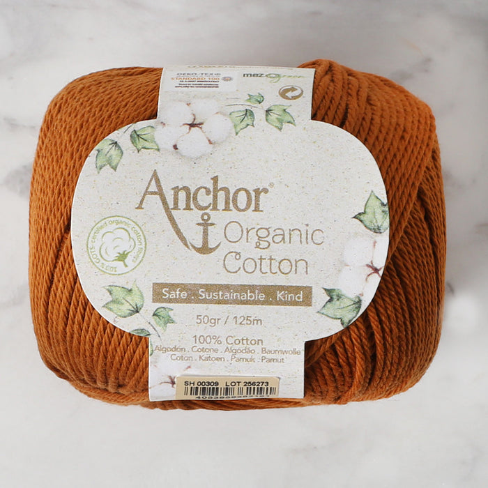 Anchor Organic Cotton Kahverengi El Örgü İpi - SH 00309