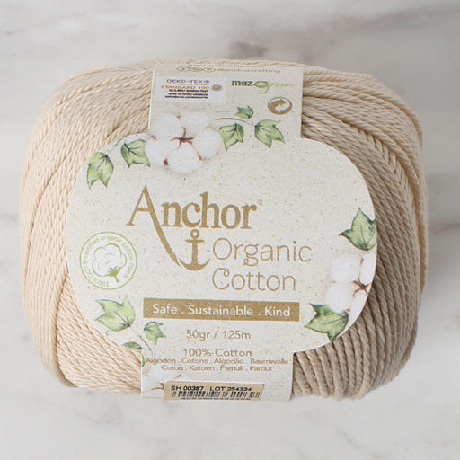 Anchor Organic Cotton Açık Bej El Örgü İpi - SH 00387