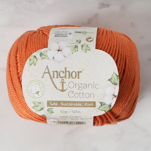 Anchor Organic Cotton Turuncu El Örgü İpi - SH 01003