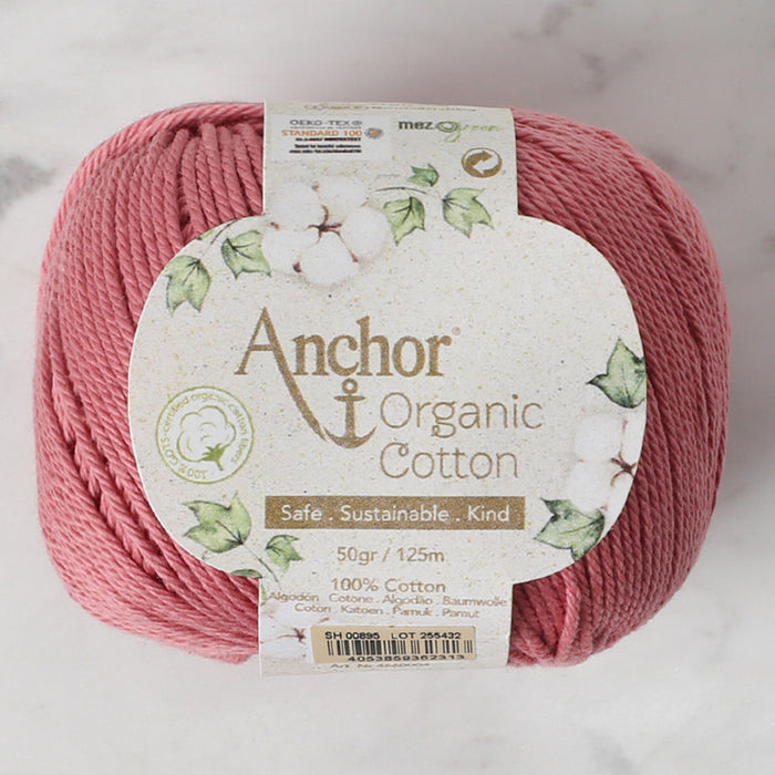 Anchor Organic Cotton Gül Kurusu El Örgü İpi - SH 00895