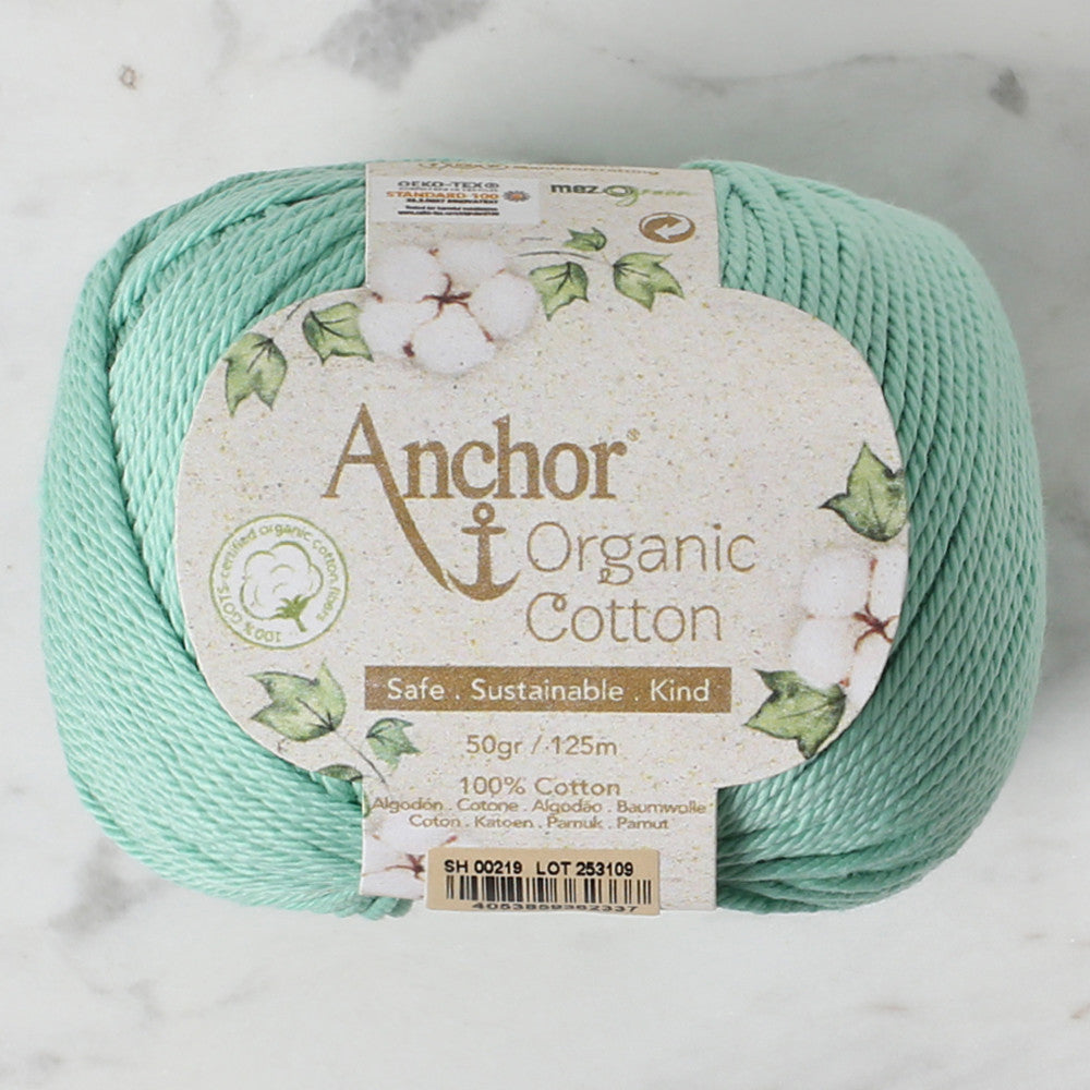 Anchor Organic Cotton Yeşil El Örgü İpi - SH 00219