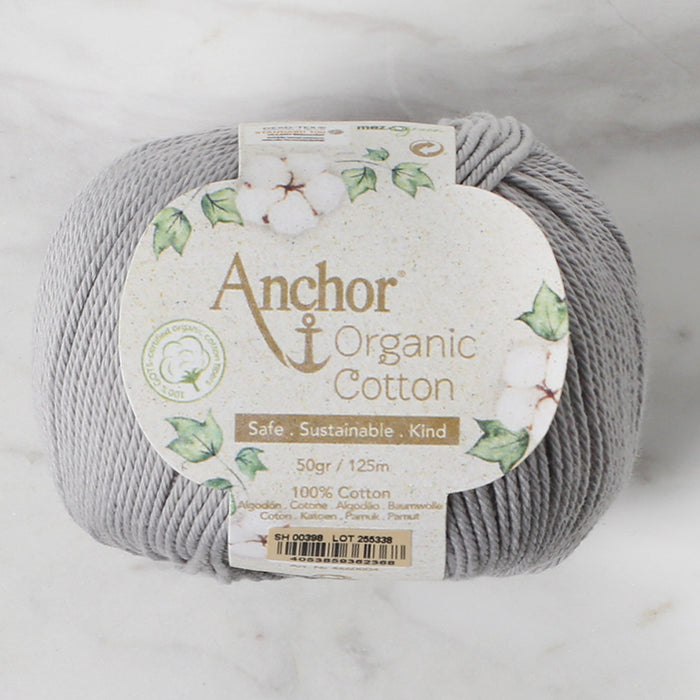 Anchor Organic Cotton Gri El Örgü İpi - SH 00398