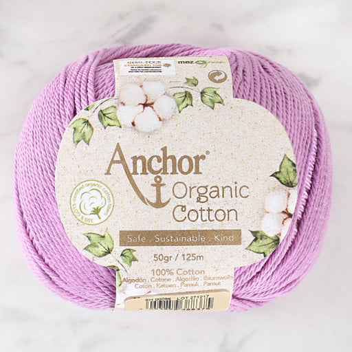 Anchor Organic Cotton Lila El Örgü İpi - SH 00096