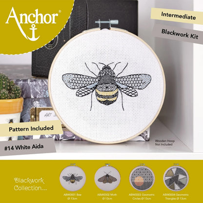Anchor Blackwork Bee İşleme Kiti - ABW0001