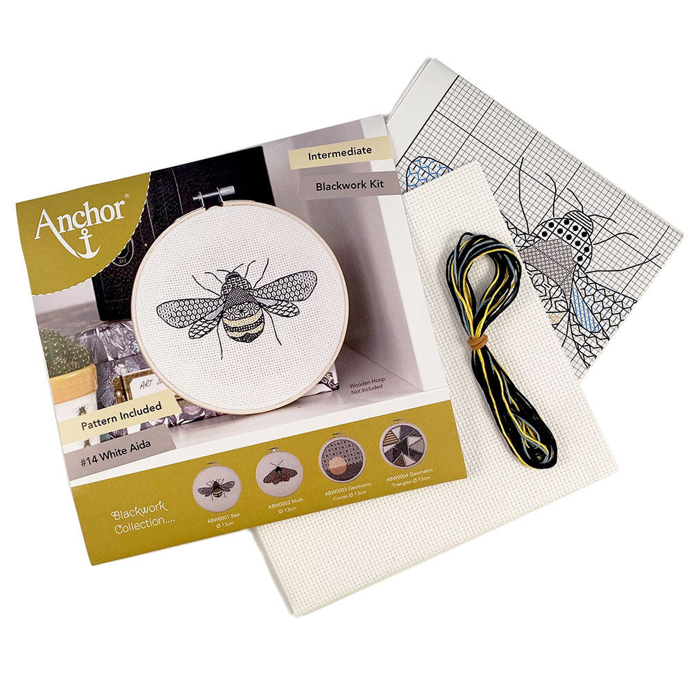 Anchor Blackwork Bee İşleme Kiti - ABW0001