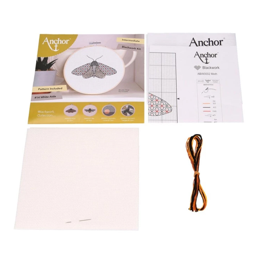 Anchor Blackwork Moth İşleme Kiti - ABW0002