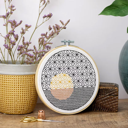 Anchor Blackwork Geometric Circles İşmele Kiti - ABW0003